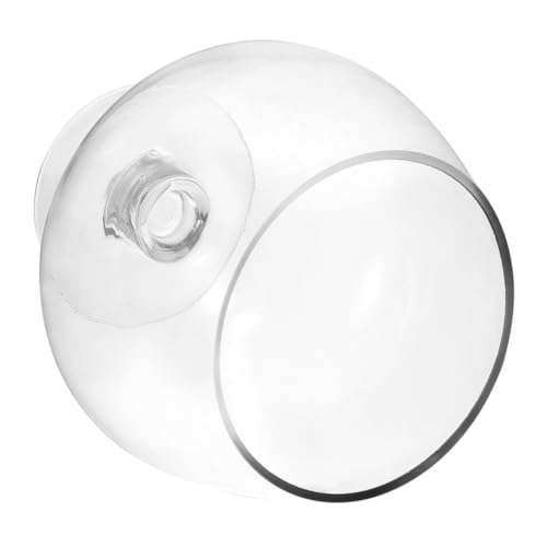 VICASKY Goldfischglas Aus Glas Aquarium Fischbecken Klein Panzer Empfindliches Aquariumbecken Fischbecken Und Aquarien Multifunktions-Betta-Tank Bürobedarf Transparent von VICASKY