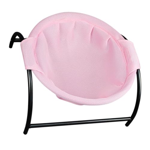 VICASKY Hängematte Katzenbett aus Metallrahmen Atmungsaktiv Kleine Haustierliege für Katzen Welpen und Kleine Hunde für Drinnen und Draußen Sicherer und Bequemer Ruheplatz VICASKY Hängematte Katzenbett aus Metallrahmen Atmungsaktiv Kleine Haustierliege für Katzen Welpen und Kleine Hunde für Drinnen und Draußen Sicherer und Bequemer Ruheplatz von VICASKY