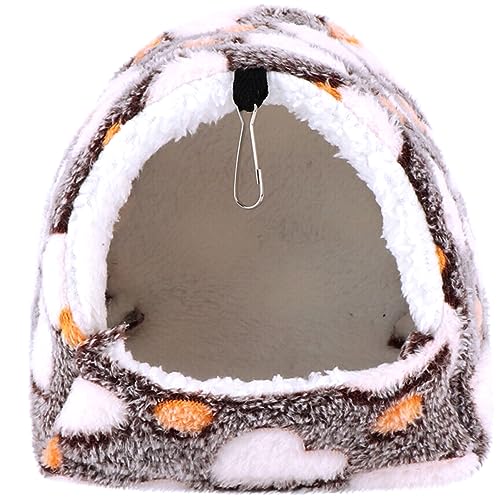 VICASKY Hängematte für Hamster Winterliches Haustierbett aus Baumwolle mit Haken Warm und Bequem für Kleine Tiere für Rennmäuse und Zwerghamster Entspannen VICASKY Hängematte für Hamster Winterliches Haustierbett aus Baumwolle mit Haken Warm und Bequem für Kleine Tiere für Rennmäuse und Zwerghamster Entspannen von VICASKY