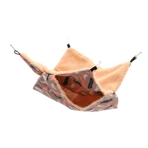 VICASKY Hängematte für Kleintiere Warmes Versteck für Meerschweinchen und Chinchillas Atmungsaktiv und Strapazierfähig Nest für Entspannung und Spiel im Käfig von VICASKY