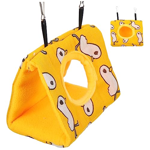 VICASKY Hängematte für Papageien Warmes Vogel Accessoire mit Tragbarem Design für Winter für Sittiche und Andere Bietet und Schutz von VICASKY