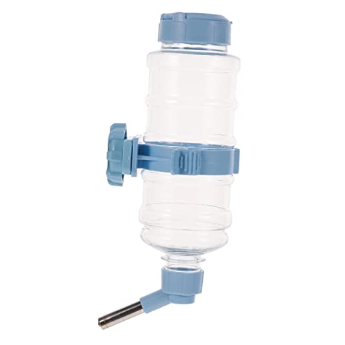 VICASKY Hängende Haustierwasserflasche Auslaufsicherer Wasserspender für Kleine Automatische Trinkflasche für Hamster Transparent zu Bedienen von VICASKY