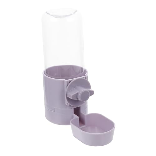 VICASKY Hängende Wasserzufuhr Haustier Wasser Drinnen Schüssel Katze Hund Fütterung Haustierwasserfuttermittel Kleine Tier Wasserflasche Käfig Haustier-wasserflasche Grey Plastik von VICASKY