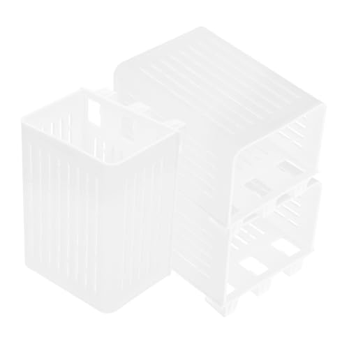 VICASKY Hängender Pflanzenhalter Für Aquarien Weiß Aquatische Pflanzenbecher Für Aquaponik Zur Dekoration Von Fischbecken Für Lebende Pflanzen von VICASKY