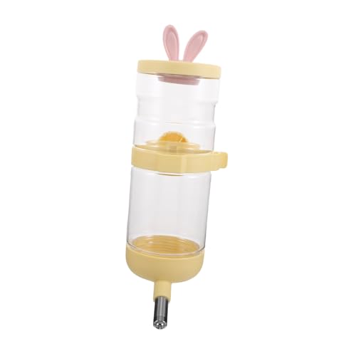 VICASKY Hängender Trinkbrunnen Käfigwasserflasche Für Hunde Trinkwasserzubringer Wasserspender Für Welpen Haustierwasserer Wasserspender Für Käfig Wasserflaschen-fütterer Für Hunde Plastik von VICASKY