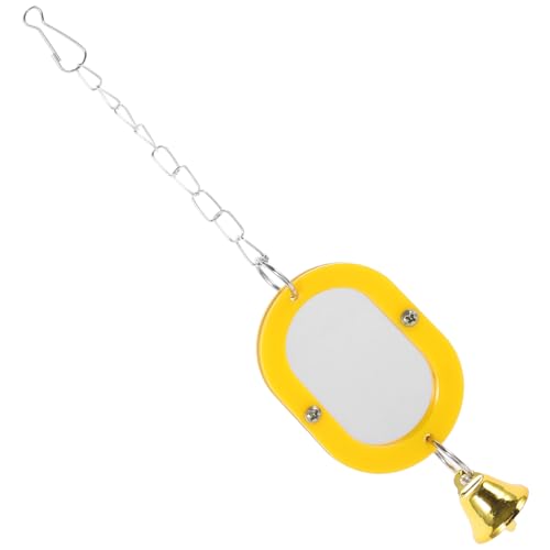 VICASKY Hängender Vogelspiegel mit Glocke für Papageien Buntes für Käfige für Wellensittiche und Große Vögel Fördert Spiel und Beschäftigung VICASKY Hängender Vogelspiegel mit Glocke für Papageien Buntes für Käfige für Wellensittiche und Große Vögel Fördert Spiel und Beschäftigung von VICASKY