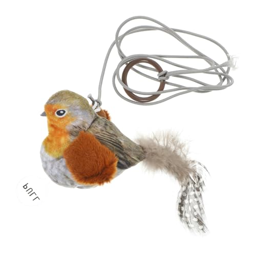VICASKY Hängendes Interaktives Katzenspielzeug Mit Vogel Design Lustiges Aktivität Für Katzen Und Kätzchen Aus Langlebigem Material von VICASKY