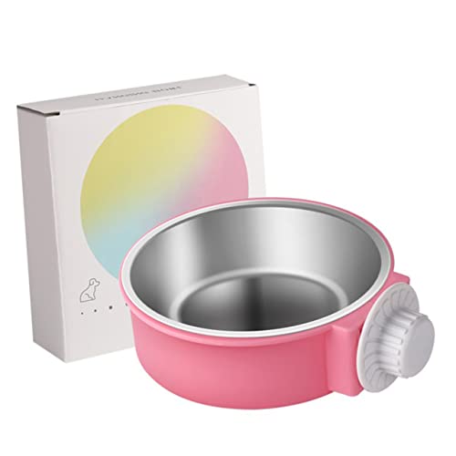 VICASKY Hängeschüssel für Haustiere Futter Wassernapf Rostfrei zu Reinigen für Käfige für Trockenfutter Nassfutter und Leckerlis VICASKY Hängeschüssel für Haustiere Futter Wassernapf Rostfrei zu Reinigen für Käfige für Trockenfutter Nassfutter und Leckerlis von VICASKY