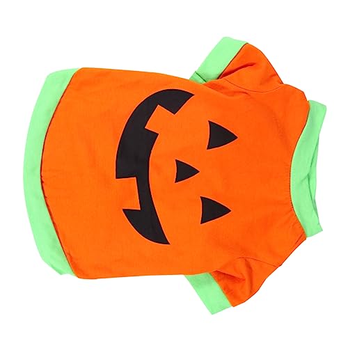 VICASKY Halloween Hundekleidung Kürbiskostüm für Haustiere und Bequeme Hundeweste Ausziehen für Frühling Herbst und Winter Aktivitäten VICASKY Halloween Hundekleidung Kürbiskostüm für Haustiere und Bequeme Hundeweste Ausziehen für Frühling Herbst und Winter Aktivitäten von VICASKY