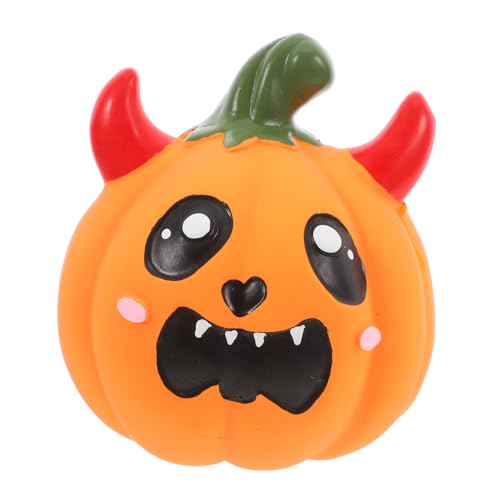 VICASKY Halloween Kürbishundspielzeug Kauen Spielzeug Hundekugeln Für Kleine Mittlere Und Große Hunde Ideal Für Halloween -Spiel Orange von VICASKY