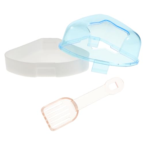 VICASKY Hamster Badewanne aus Kunststoff Kompakt und Multifunktional als Badewanne Futterautomat oder Toilette zu Reinigen für Kleine Haustiere VICASKY Hamster Badewanne aus Kunststoff Kompakt und Multifunktional als Badewanne Futterautomat oder Toilette zu Reinigen für Kleine Haustiere von VICASKY