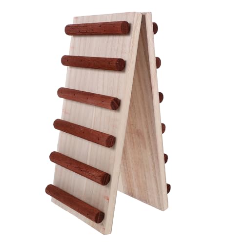 VICASKY Hamster-Bogenbrückenleiter Klettern Plattformhaus für Hamster knuddelig Käfig mit hamsterspielzeug Hamster brücke kleines für Haustiere lustige Hamsterleiter hölzern von VICASKY