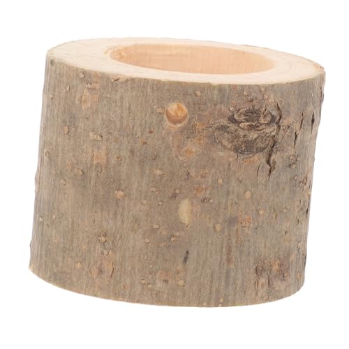 VICASKY Hamster Futternapf aus Holz Hängend Stabil und Kippsicher Kleine Napfgröße für Hamster Chinchilla und Kleintiere Platzsparend Abwaschbar für Käfigmontage und Sicheres Füttern von VICASKY