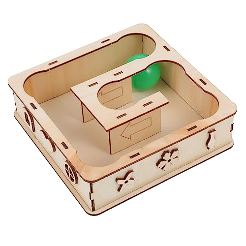 VICASKY Hamster Labyrinth aus Holz Haustier für Hamster Meerschweinchen und Rennmäuse Sicheres Bissfestes Material Fördert Bewegung VICASKY Hamster Labyrinth aus Holz Haustier für Hamster Meerschweinchen und Rennmäuse Sicheres Bissfestes Material Fördert Bewegung von VICASKY