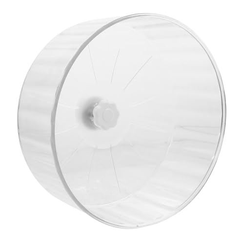 VICASKY Hamster Laufrad Geräuschloses Hamsterrad für Kleine Haustiere Transparentes Design für Hamster Rennmäuse und Chinchillas Spielzeug für Käfige Niedliches Dekorationsspielzeug VICASKY Hamster Laufrad Geräuschloses Hamsterrad für Kleine Haustiere Transparentes Design für Hamster Rennmäuse und Chinchillas Spielzeug für Käfige Niedliches Dekorationsspielzeug von VICASKY