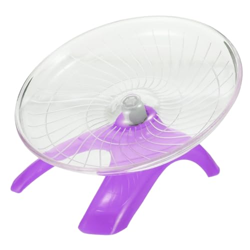 VICASKY Hamster Laufrad Silent Laufrolle für Zwerghamster und Meerschweinchen Geräuscharmes Übungsrad mit Transparentem Design Vielseitiges Kleintier für Interaktives Training von VICASKY