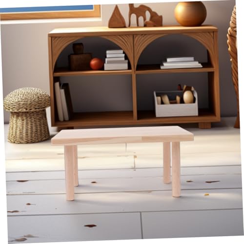 VICASKY Hamster Plattform aus Massivem Holz Langlebiges Kleintier Zubehör für Terrarien Robustes Kletterspielzeug mit Leiter Erhöhte für Hamster und Mäuse Mittlere von VICASKY