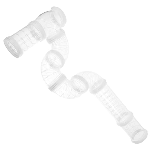 VICASKY Hamster Tunnel DIY Kit Transparent Verbindungstunnel für Ratten Mäuse Kleine Haustiere Erweiterbar Externes Spielrohr Fördert Aktivität und Erkundung VICASKY Hamster Tunnel DIY Kit Transparent Verbindungstunnel für Ratten Mäuse Kleine Haustiere Erweiterbar Externes Spielrohr Fördert Aktivität und Erkundung von VICASKY
