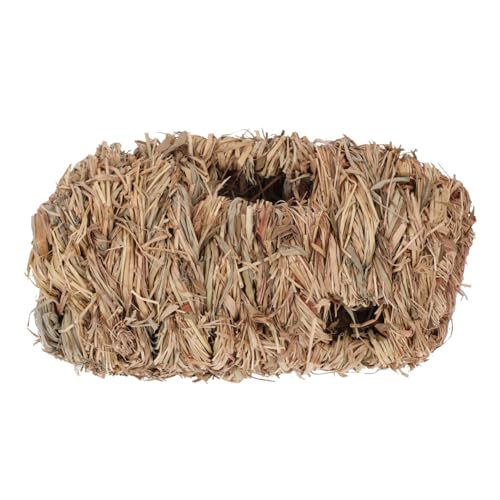 VICASKY Hamster Tunnel aus Naturstroh Multifunktionales Versteck für Kleintiere Geeignet als Nest und Spielplatz für Hamster Meerschweinchen und Andere Kleintiere VICASKY Hamster Tunnel aus Naturstroh Multifunktionales Versteck für Kleintiere Geeignet als Nest und Spielplatz für Hamster Meerschweinchen und Andere Kleintiere von VICASKY