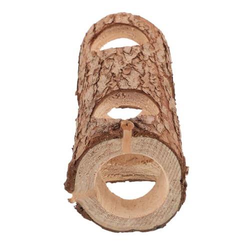 VICASKY Hamster Tunnel aus Robustem Holz Kauresistent für Hamster Kaninchen Meerschweinchen Großer Haustiertunnel für Versteck und Spielspaß Kleiner Kleintiere VICASKY Hamster Tunnel aus Robustem Holz Kauresistent für Hamster Kaninchen Meerschweinchen Großer Haustiertunnel für Versteck und Spielspaß Kleiner Kleintiere von VICASKY
