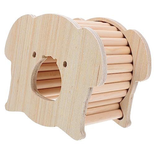VICASKY Hamster Versteck Aus Holz Für Kleine Sicheres Schlafhaus Mit Runden Kanten Langlebigem Design Für Hamster Und Meerschweinchen Für Entspannende von VICASKY