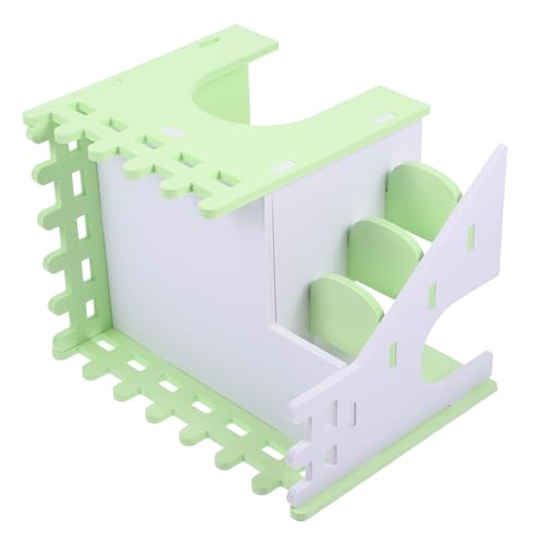 VICASKY Hamster Versteckhaus mit Rampe Kleintierhütte aus Langlebige und Sichere Hütte für Hamster Meerschweinchen und Zwerghamster Ausruhen VICASKY Hamster Versteckhaus mit Rampe Kleintierhütte aus Langlebige und Sichere Hütte für Hamster Meerschweinchen und Zwerghamster Ausruhen von VICASKY
