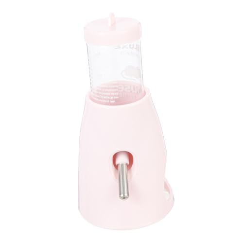 VICASKY Hamster Wasserflasche mit Stabiler Halterung Vertikale Trinkflasche für Kleintiere Auslaufsicher und für Hamster Meerschweinchen und Andere Nager Sanftes von VICASKY