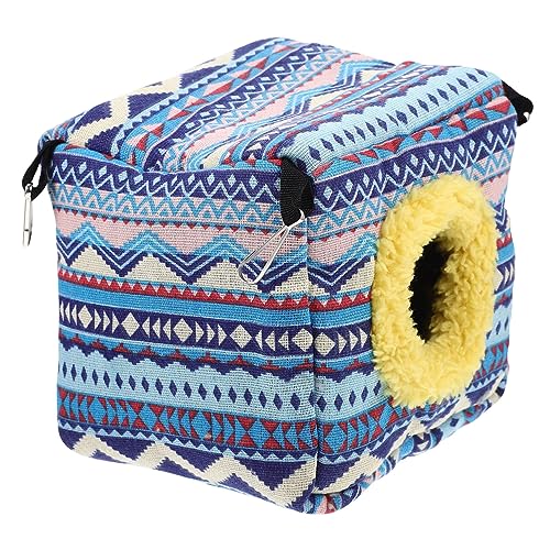 VICASKY Hamster Winterhaus Warmes Nest für Zwerghamster Süßgürtel und Igel Gemütliche Hängematte für Haustiere Winddicht und Komfortabel für Winter VICASKY Hamster Winterhaus Warmes Nest für Zwerghamster Süßgürtel und Igel Gemütliche Hängematte für Haustiere Winddicht und Komfortabel für Winter von VICASKY