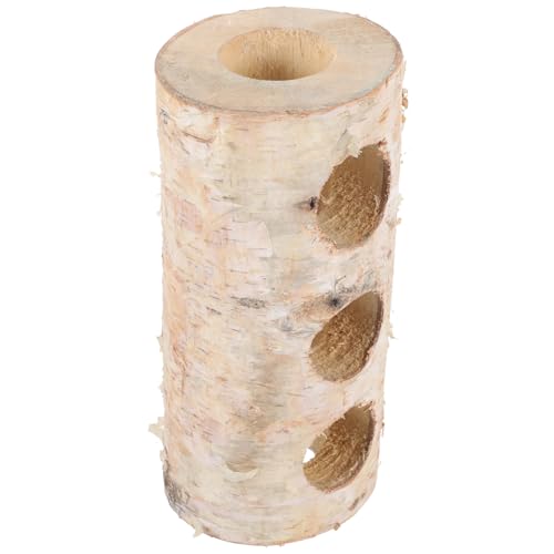 VICASKY Hamsterbaum Versteck aus Holz Hamstertunnel mit Löchern für Zwerghamster Rennmäuse und Mäuse Versteck und Erkundungsspielzeug Nachhaltige VICASKY Hamsterbaum Versteck aus Holz Hamstertunnel mit Löchern für Zwerghamster Rennmäuse und Mäuse Versteck und Erkundungsspielzeug Nachhaltige von VICASKY