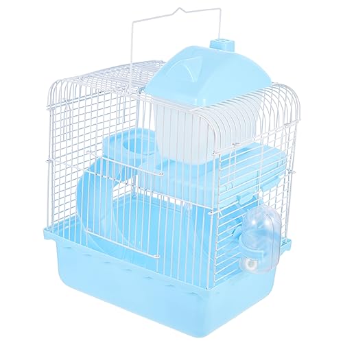 VICASKY Hamsterhaus Kleintier Kleintierversteck aus Sicherem Material für Meerschweinchen Ratten Chinchilla Käfigzubehör Spielhaus für Klettern und Verstecken Blau VICASKY Hamsterhaus Kleintier Kleintierversteck aus Sicherem Material für Meerschweinchen Ratten Chinchilla Käfigzubehör Spielhaus für Klettern und Verstecken Blau von VICASKY