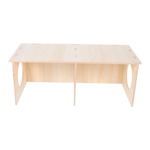 VICASKY Hamsterhaus Mit Mehreren Kammern: Versteck Aus Holzhütte – Abnehmbares Igellabyrinth – DIY-versammlungsraum, Unterschlupf, Nest Für Kleintiere, Mäuse, Ratten, Haustiere, von VICASKY