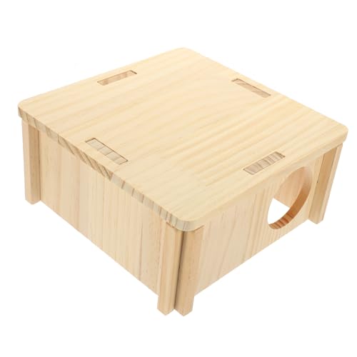 VICASKY Hamsterhaus aus Holz für Meerschweinchen Versteckspielzeug Sicher und Langlebig für Hamster und Kleine Haustiere VICASKY Hamsterhaus aus Holz für Meerschweinchen Versteckspielzeug Sicher und Langlebig für Hamster und Kleine Haustiere von VICASKY