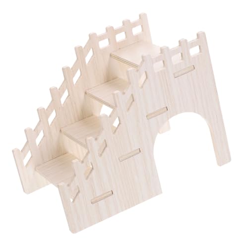 VICASKY Hamsterkletterleiter aus Holz Kleine Haustier Spielzeugleiter für Hamster Chinchillas und Rennmäuse für Käfige Sorgt für Spaß und Bewegung Glatte Oberfläche Sicher VICASKY Hamsterkletterleiter aus Holz Kleine Haustier Spielzeugleiter für Hamster Chinchillas und Rennmäuse für Käfige Sorgt für Spaß und Bewegung Glatte Oberfläche Sicher von VICASKY