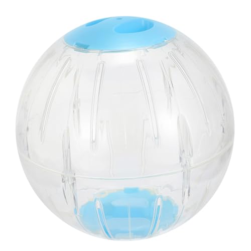 VICASKY Hamsterlaufkugel Transparent mit Belüftungslöchern Leicht und Kompakt Einfach zu Montieren Fitnessball für Zwerghamster Rennmäuse und Kleine Haustiere Gesundes Laufspielzeug von VICASKY