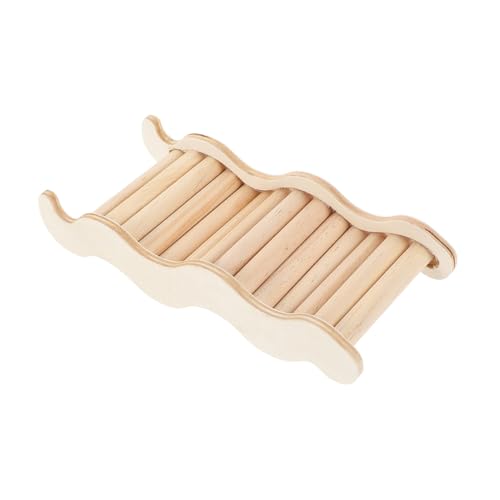 VICASKY Hamsterleiter aus Holz Hohe Kletterwelle für Zwerghamster und Kleintiere Langlebiges Bewegung und Natürlichem Klettern im Hamsterkäfig VICASKY Hamsterleiter aus Holz Hohe Kletterwelle für Zwerghamster und Kleintiere Langlebiges Bewegung und Natürlichem Klettern im Hamsterkäfig von VICASKY