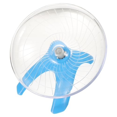 VICASKY Hamsterrad für Kleintiere Geräuschloses Laufspielzeug für Hamster Chinchillas und Rennmäuse für Interaktive Bewegung und Spielspaß im Käfig Blaues Transparentes VICASKY Hamsterrad für Kleintiere Geräuschloses Laufspielzeug für Hamster Chinchillas und Rennmäuse für Interaktive Bewegung und Spielspaß im Käfig Blaues Transparentes von VICASKY
