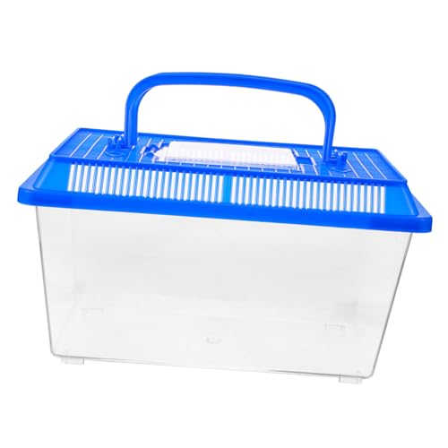 VICASKY Haushalts Schildkrötenbecken mit Rutschfester Sonnenplattform Tragbarer Kunststoff Terrarium Tank für Reptilien und Wasserlebewesen Inklusive Futter und Ruhebereich Transparentes VICASKY Haushalts Schildkrötenbecken mit Rutschfester Sonnenplattform Tragbarer Kunststoff Terrarium Tank für Reptilien und Wasserlebewesen Inklusive Futter und Ruhebereich Transparentes von VICASKY