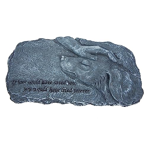 VICASKY Haustier Grabstein Gedenkstein für Hunde und Katzen Wetterfeste Statue aus Hochwertigem Resin Dekorativ für Garten mit für Foto Liebevolles Andenken an Haustier VICASKY Haustier Grabstein Gedenkstein für Hunde und Katzen Wetterfeste Statue aus Hochwertigem Resin Dekorativ für Garten mit für Foto Liebevolles Andenken an Haustier von VICASKY