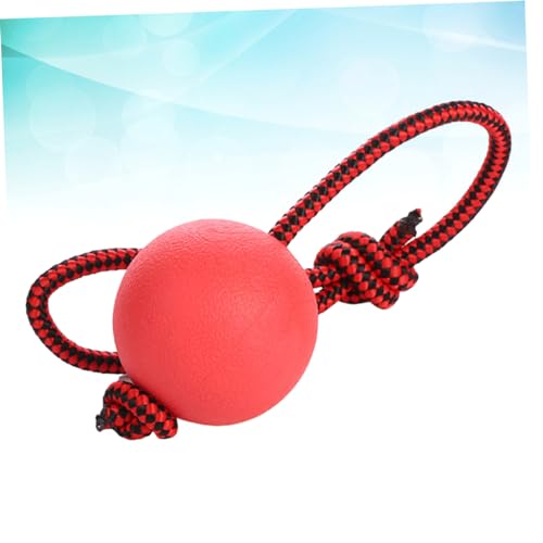 VICASKY Haustier Molar Ball Strapazierfähiger Gummiball mit Schnur für Durchmesser Fördert Zahnreinigung und Stress bei Hunden VICASKY Haustier Molar Ball Strapazierfähiger Gummiball mit Schnur für Durchmesser Fördert Zahnreinigung und Stress bei Hunden von VICASKY
