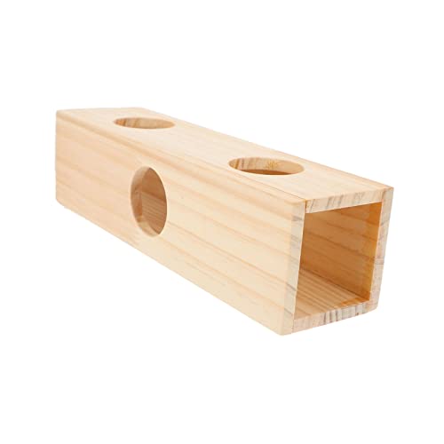VICASKY Haustier Tunnel Labyrinth aus Natürlichem Holz für Hamster und Kleine Haustiere Kreatives Bewegung und Aktivität für Pet Training von VICASKY