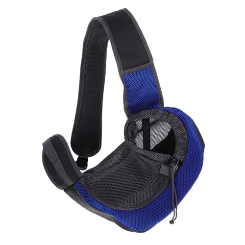 VICASKY Haustier Umhängetasche Kleine Hunde Katzen Tragetasche Polyester Single Shoulder Bag Dunkelblau Praktisch Leicht Weit Verstellbarer Schultergurt Mit Stilvoller Gitterdekoration VICASKY Haustier Umhängetasche Kleine Hunde Katzen Tragetasche Polyester Single Shoulder Bag Dunkelblau Praktisch Leicht Weit Verstellbarer Schultergurt Mit Stilvoller Gitterdekoration von VICASKY