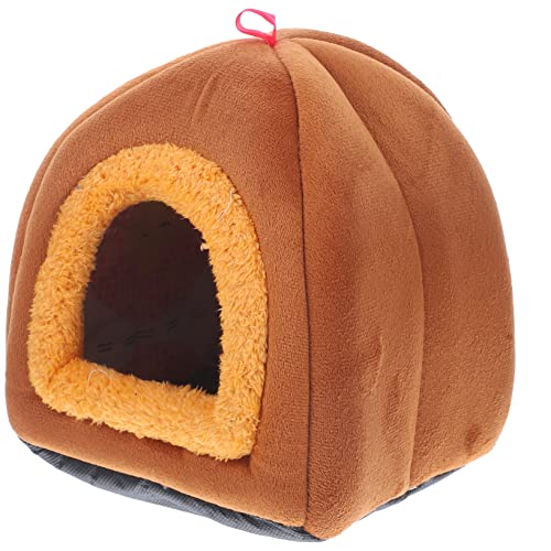 VICASKY Haustierbett für Kleine Kuscheliges Nest aus Weichem Material für Hamster Meerschweinchen und Andere Kleintiere Platzsparend zu Reinigen von VICASKY