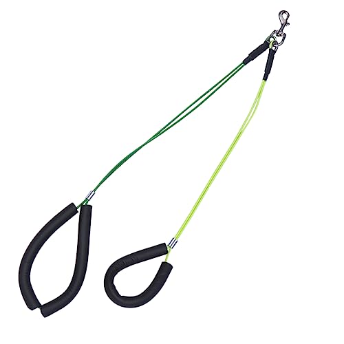VICASKY Edelstahl Pet Grooming Table Rope Verstellbares Sicheres Pflegeband Für Haustiere Für Bad Und Beauty Inkl Schwammring Gelb Grün von VICASKY