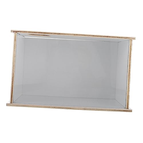 VICASKY Hölzerne Hamsterbadewanne für Kleine Tiere Transparente Sandbadbox für Chinchillas Hamster und Mäuse Leicht zu Reinigen Baden und Haustierzubehör Großer VICASKY Hölzerne Hamsterbadewanne für Kleine Tiere Transparente Sandbadbox für Chinchillas Hamster und Mäuse Leicht zu Reinigen Baden und Haustierzubehör Großer von VICASKY