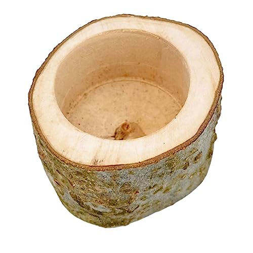 VICASKY Holz Futterschüssel für Chinchillas Meerschweinchen und Hamster Praktische Langlebige Fütterungsschale aus Holz für Haustiere für Futter und Wasser zu Reinigen VICASKY Holz Futterschüssel für Chinchillas Meerschweinchen und Hamster Praktische Langlebige Fütterungsschale aus Holz für Haustiere für Futter und Wasser zu Reinigen von VICASKY