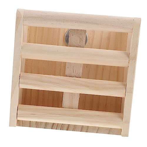VICASKY Holz Futterspender für Kaninchen und Meerschweinchen Robuster und Tragbarer Futterbehälter mit Zaun Design für Fütterung und Aufbewahrung von Heu und Trockenfutter Einfach zu von VICASKY
