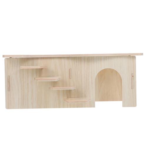 VICASKY Holz Hamsterhaus mit Rampe Mehrstöckiges Nagerversteck für Meerschweinchen und Hamster Abriebfestes Kleintierhaus mit Glatten Kanten Sicherer Schlaf Spielplatz für Kleine VICASKY Holz Hamsterhaus mit Rampe Mehrstöckiges Nagerversteck für Meerschweinchen und Hamster Abriebfestes Kleintierhaus mit Glatten Kanten Sicherer Schlaf Spielplatz für Kleine von VICASKY