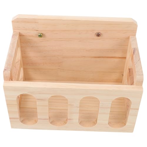 VICASKY Holz Heufütterer für Kleine Kaninchen und Meerschweinchen Stabiles Futterregal für Kleintiere Glatte Oberfläche Langlebiger Heuraufe Futterspender zur Abfallvermeidung im Käfig VICASKY Holz Heufütterer für Kleine Kaninchen und Meerschweinchen Stabiles Futterregal für Kleintiere Glatte Oberfläche Langlebiger Heuraufe Futterspender zur Abfallvermeidung im Käfig von VICASKY