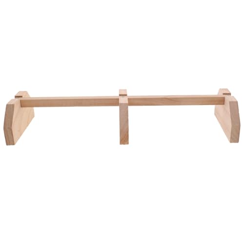 VICASKY Holz Hühnerstand Sitzstange aus Natürlichem Holz Sicherer und Langlebiger für Hühner und Küken Geeignet für Legenester Milbensperre und Spielspaß im Geflügelstall von VICASKY