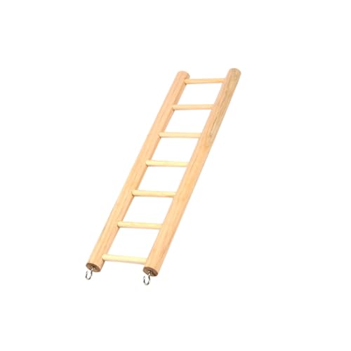 VICASKY Holz Kletterleiter für Vögel und Kleintiere Mini Haustier mit Lustige Holzleiter für Papageien Hamster Mäuse und Eichhörnchen Robust und Spielerisch von VICASKY